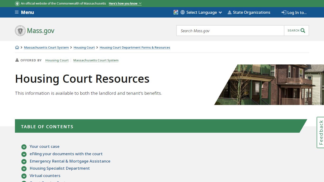 Housing Court Resources | Mass.gov